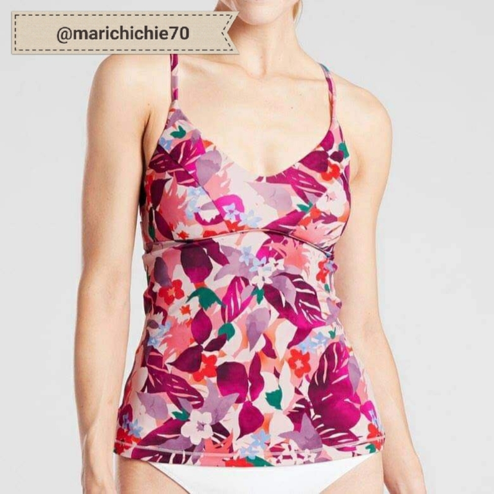 Athleta Daybreak Triangle Tankini